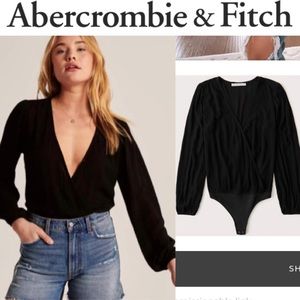 Abercrombie & Fitch wrap front bodysuit
